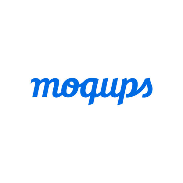 Het logo van Moqups
