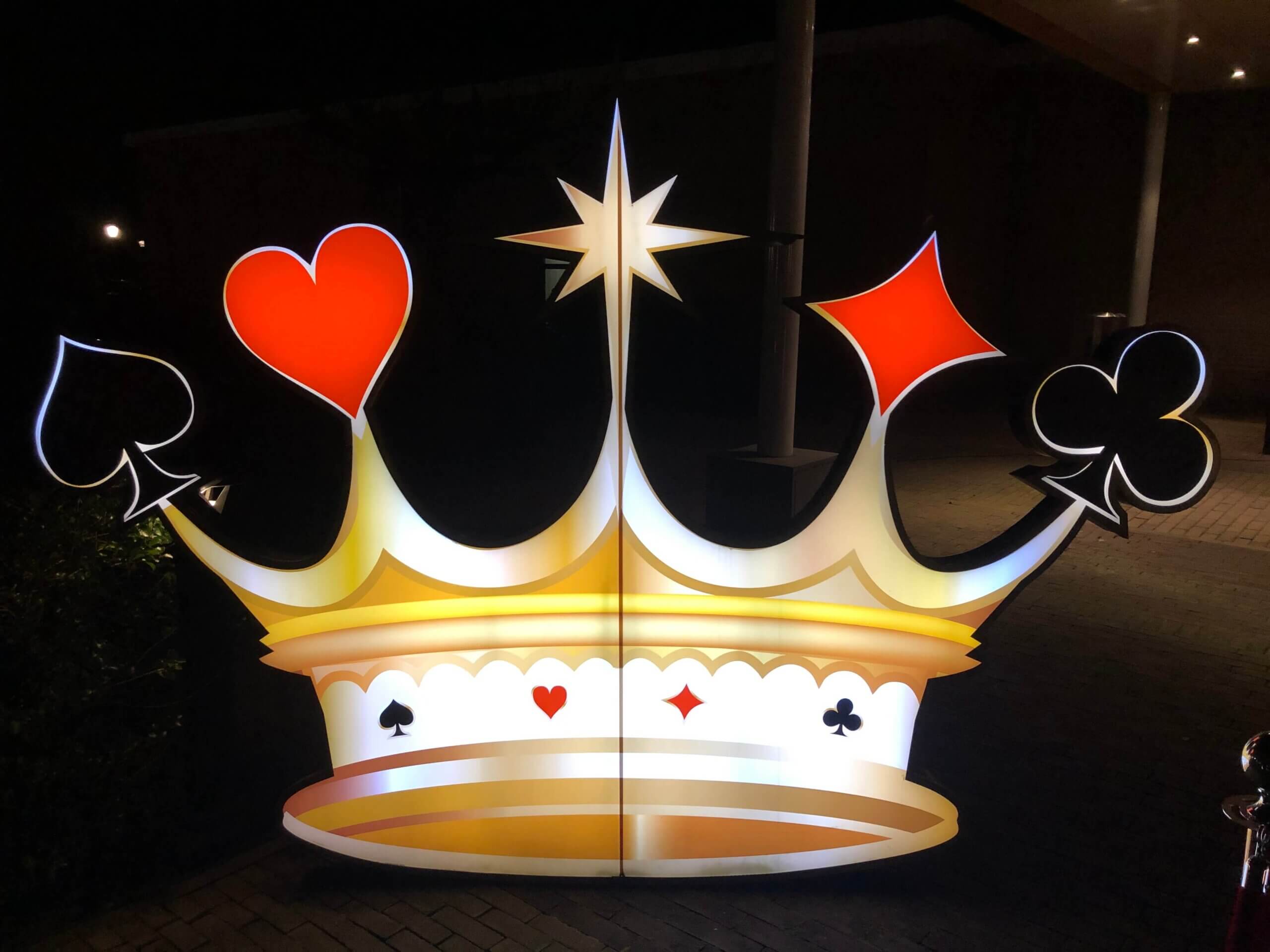 Verlichte Casino Kroon