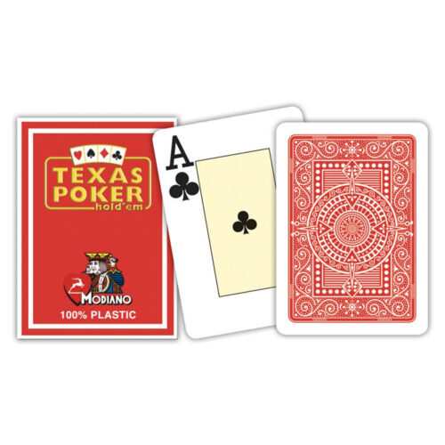 Poker cards - Modiano - red