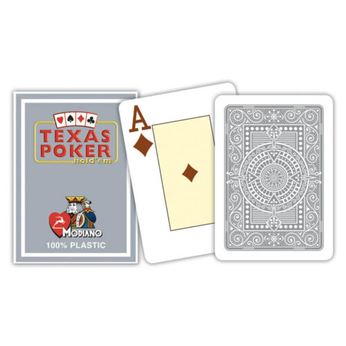 Poker kaarten - Modiano - grijs