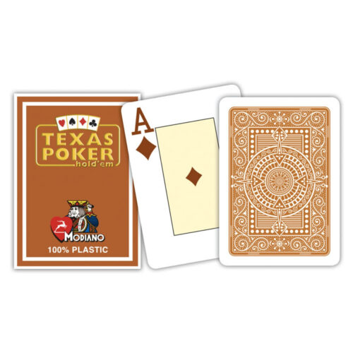 Poker Karten - Modiano - braun