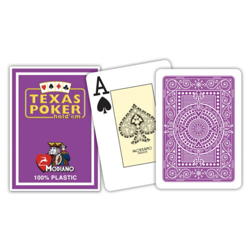 Poker Karten - Modiano - violett