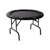 Poker table - foldable - black round