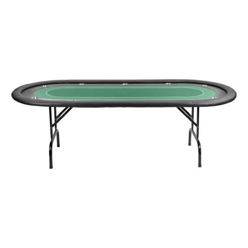 Poker table - foldable - green