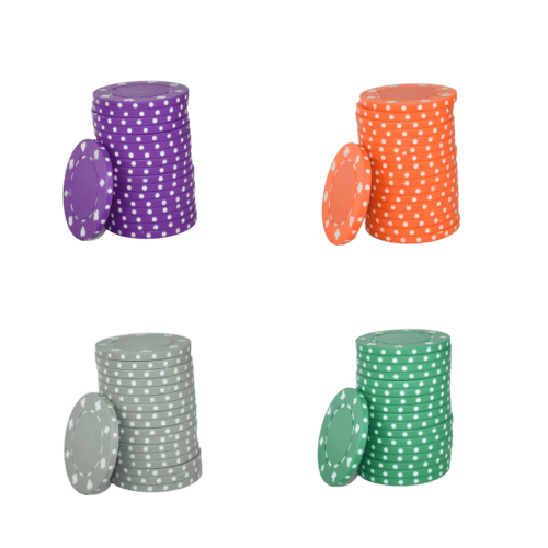 Poker chips - Plastic - Dice