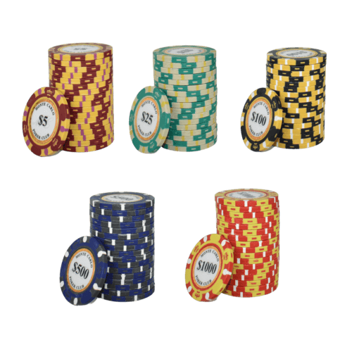 Poker chips - Clay - Monte Carlo
