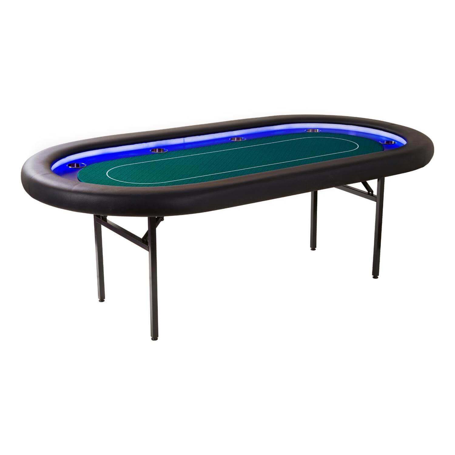 Turnier Deluxe Pokertisch mit LED - MEC Shop