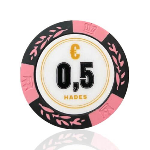 cash game €0.50 poker chips