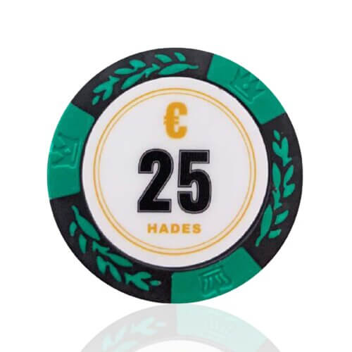 cash game €25 poker chips