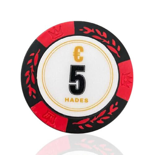 cash game €5 poker chips