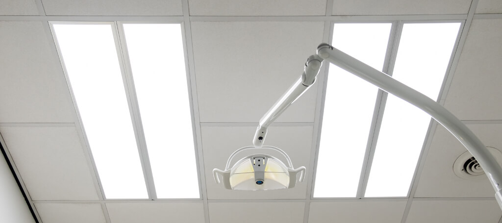 LED verlichting bij tandarts