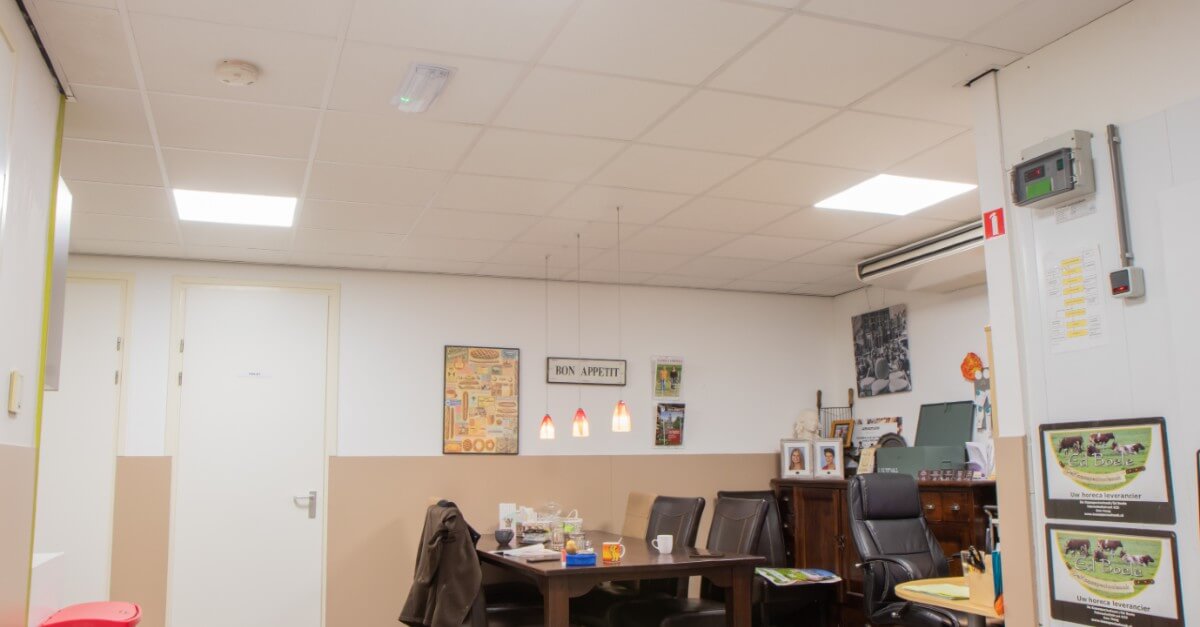 Kaasspeciaalzaak Ed Boele LED verlichting kantoor