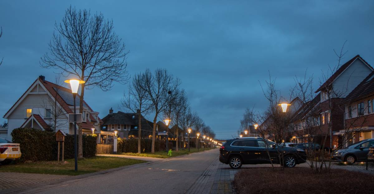 LED straatverlichting gemeente Zoetemeer