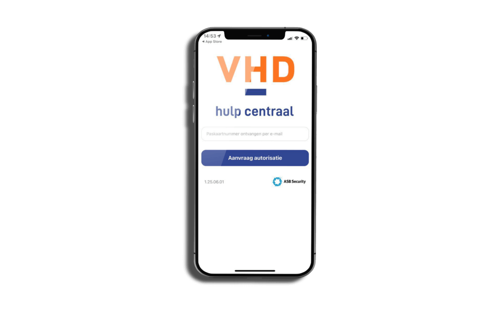 De app van VHD.